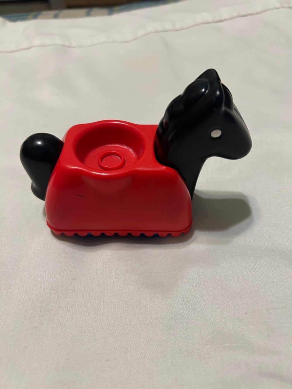 $🔟💰Moving🚚Sale Vintage Little Tikes Toddle Tots red black horse - Picture 3 of 5